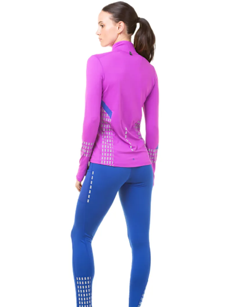 Ronhill Women's Tech Afterhours Tight Cobalt/Thistle/Rflct-3